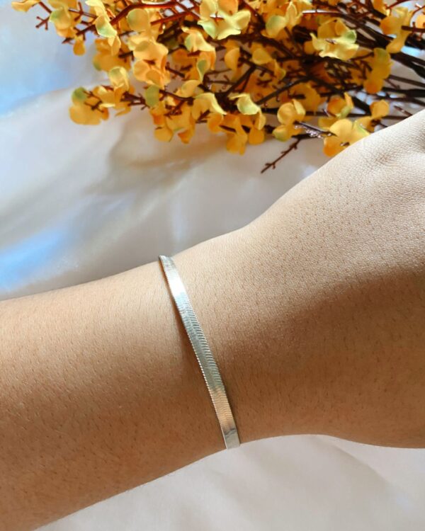 Pulseira Fita Prata