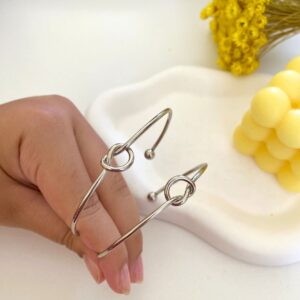 Bracelete nó prata